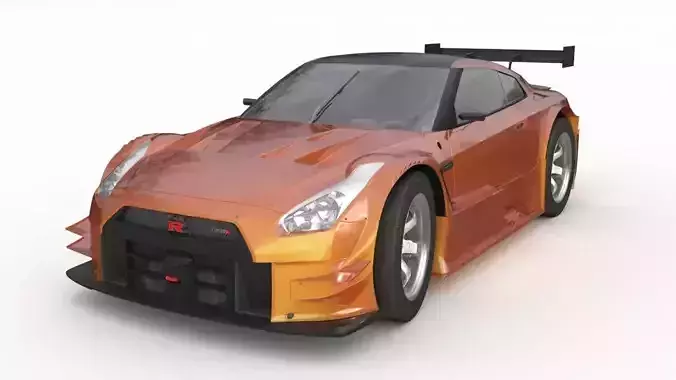 Nissan gtr r35 nismo edition 2017 3D model
