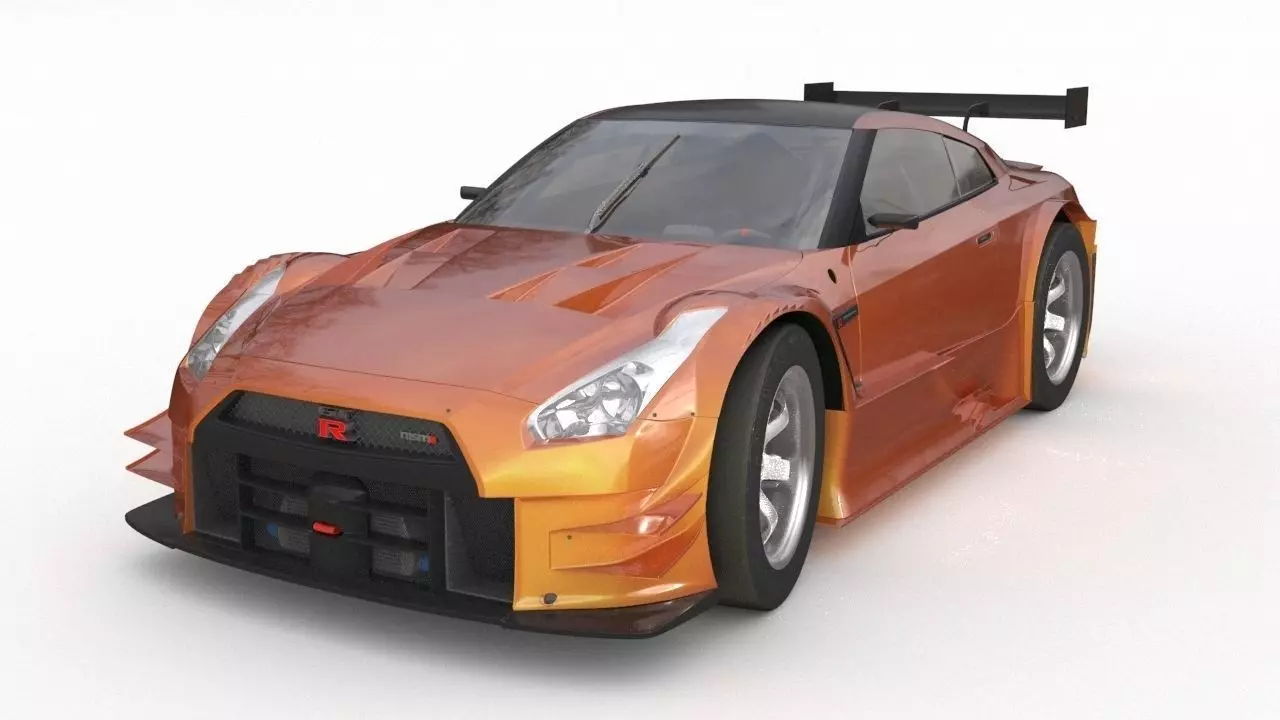 Nissan gtr r35 nismo edition 2017 3D model_0