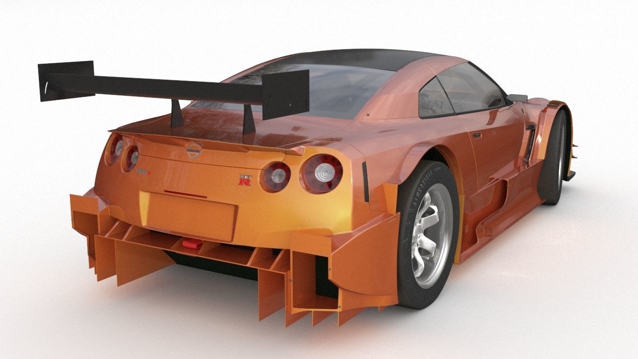 Nissan gtr r35 nismo edition 2017 3D model_1