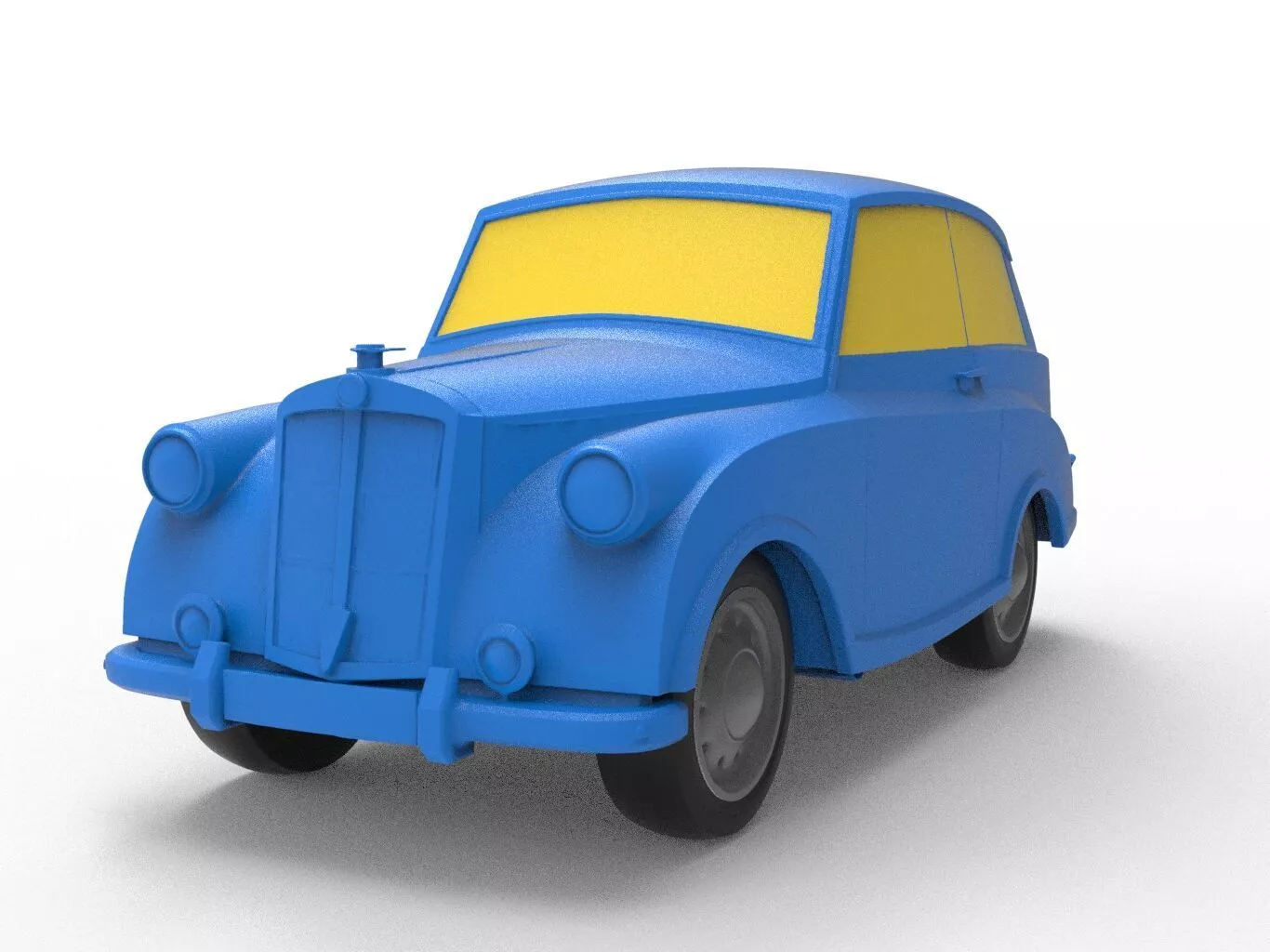 Triumph Mayflower 1949 Classic Car 3D print model