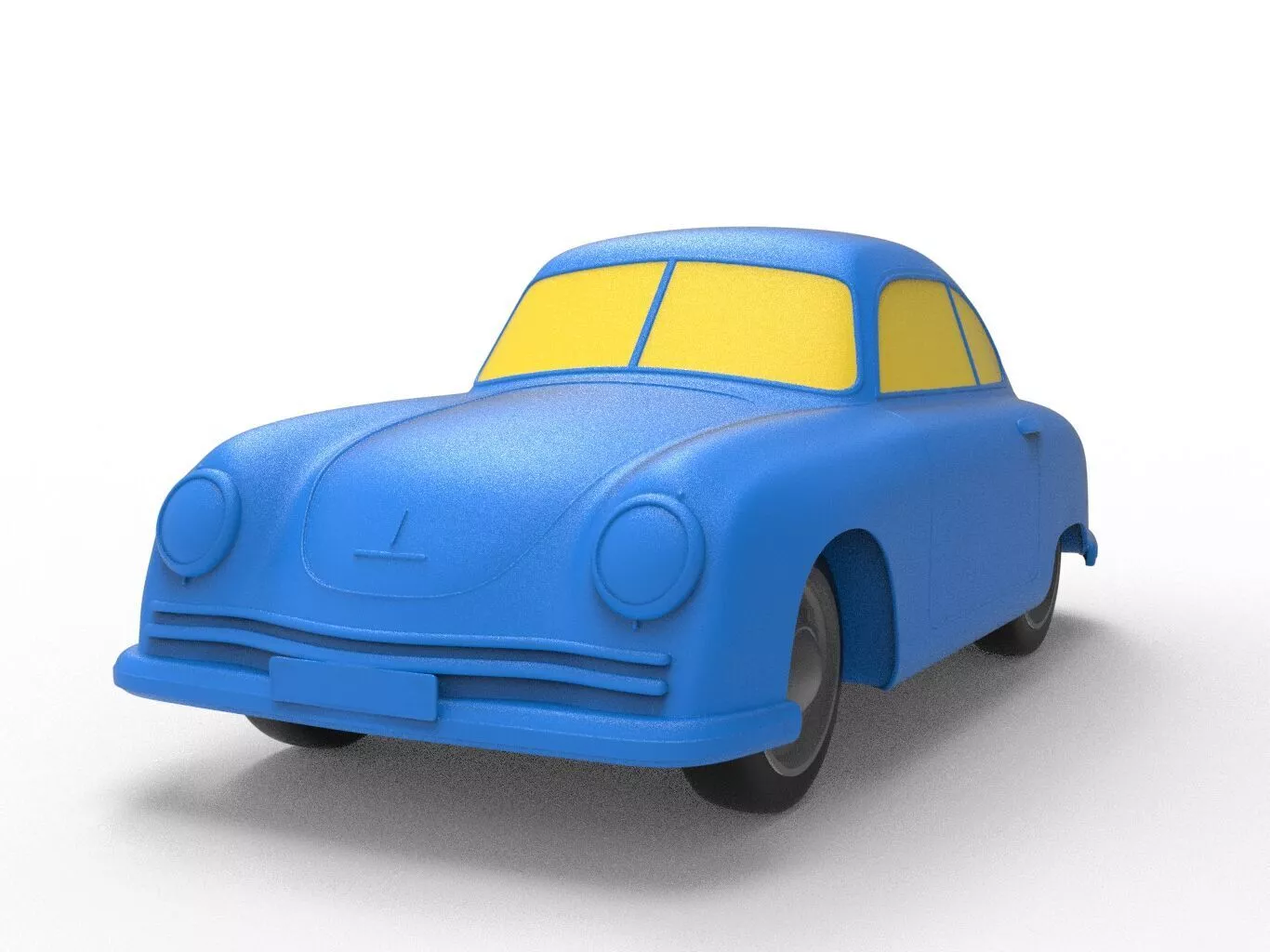 Porsche 356 1948 Classic Car 3D print model
