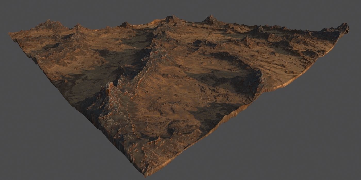 Mars Surface  3D model_1