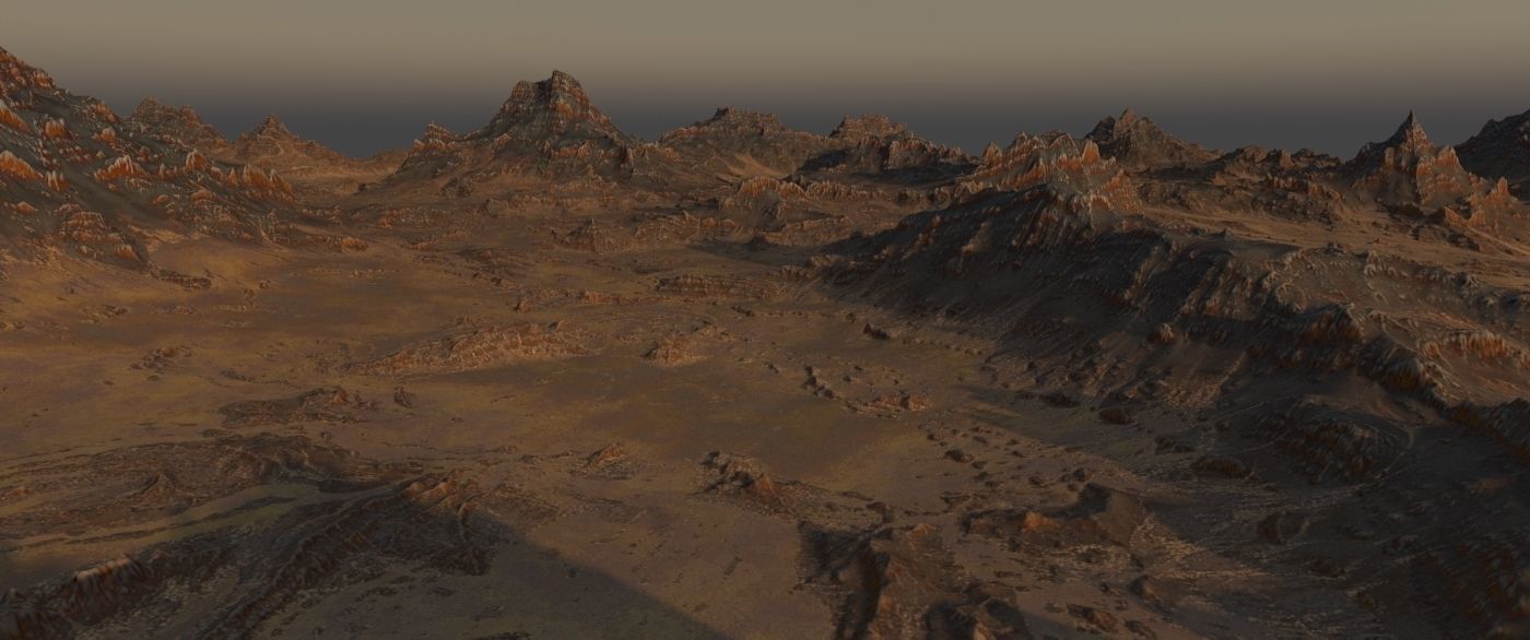Mars Surface  3D model_2