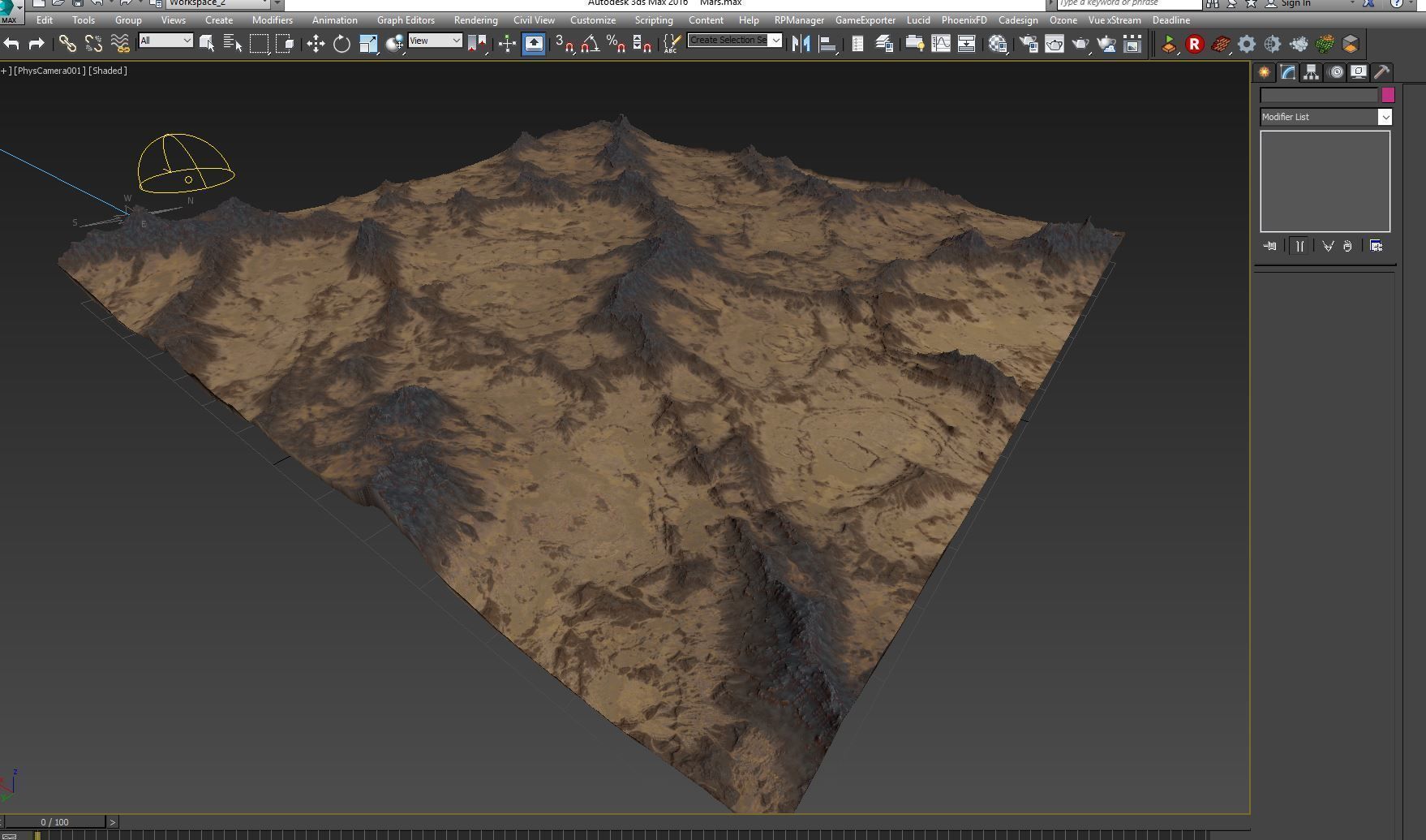Mars Surface  3D model_5