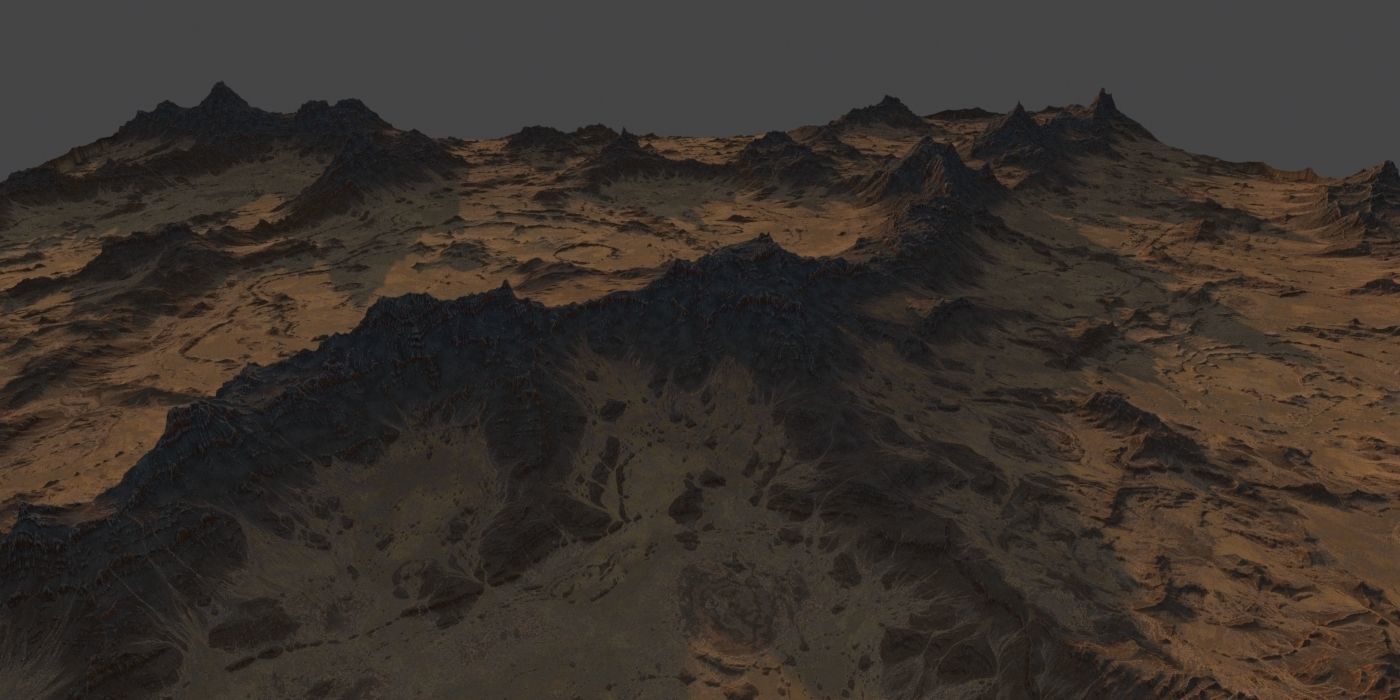 Mars Surface  3D model_3