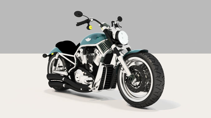 Harley Davidson Motorcycle 3D model