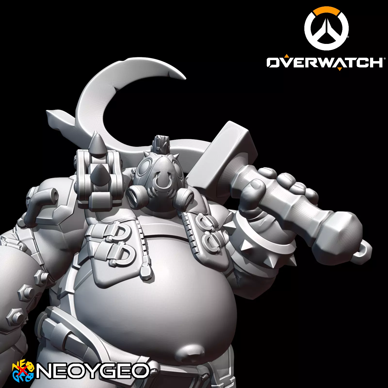 ROADHOG - OVERWATCH 3D print model