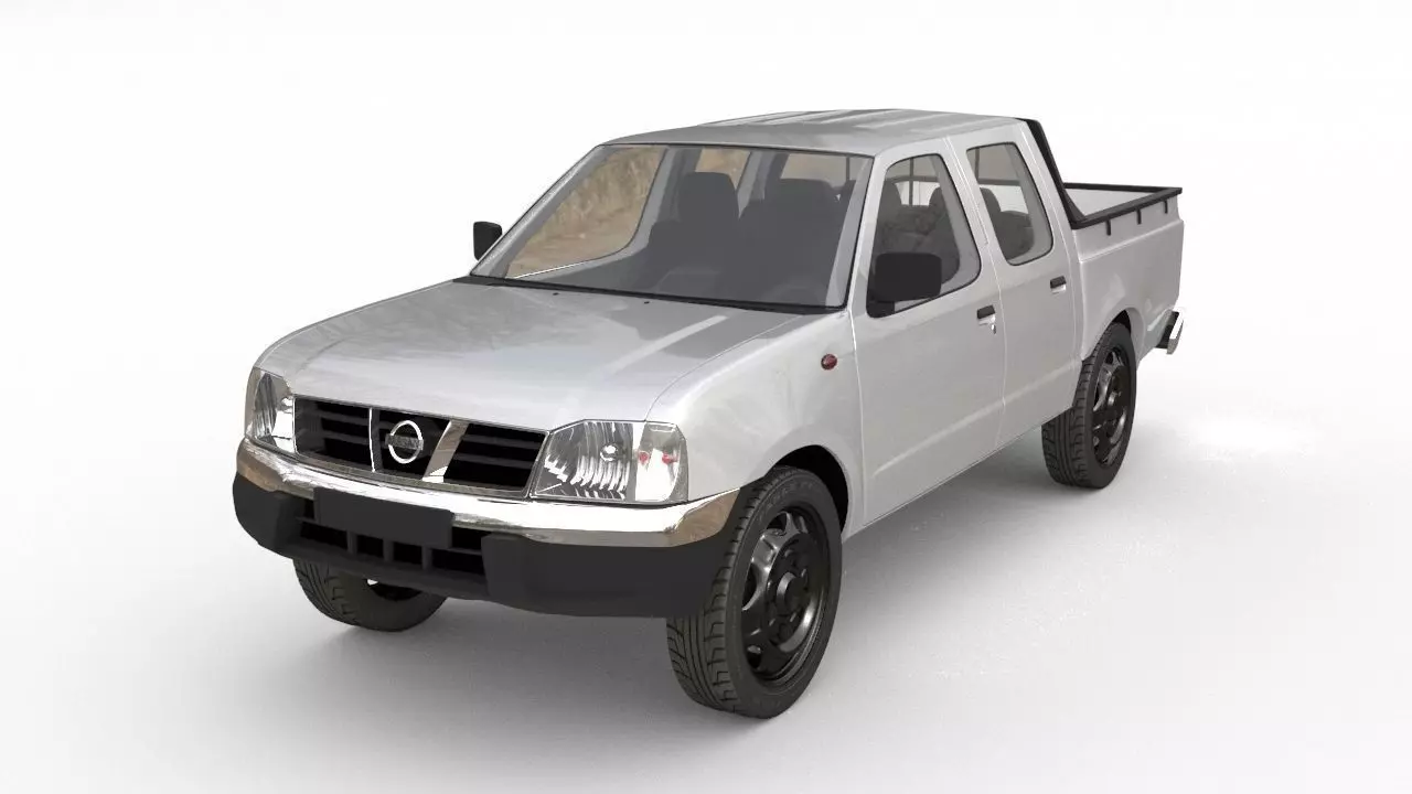 Nissan pickup d22 ute 3D model_0