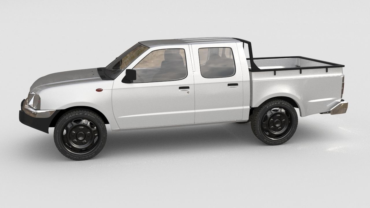 Nissan pickup d22 ute 3D model_1
