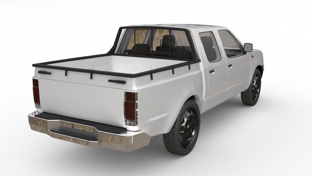 Nissan pickup d22 ute 3D model_2
