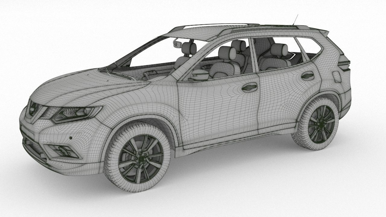 Nissan X-trail 3D model_3