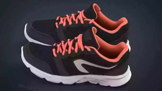 Womens sneakers 3D model