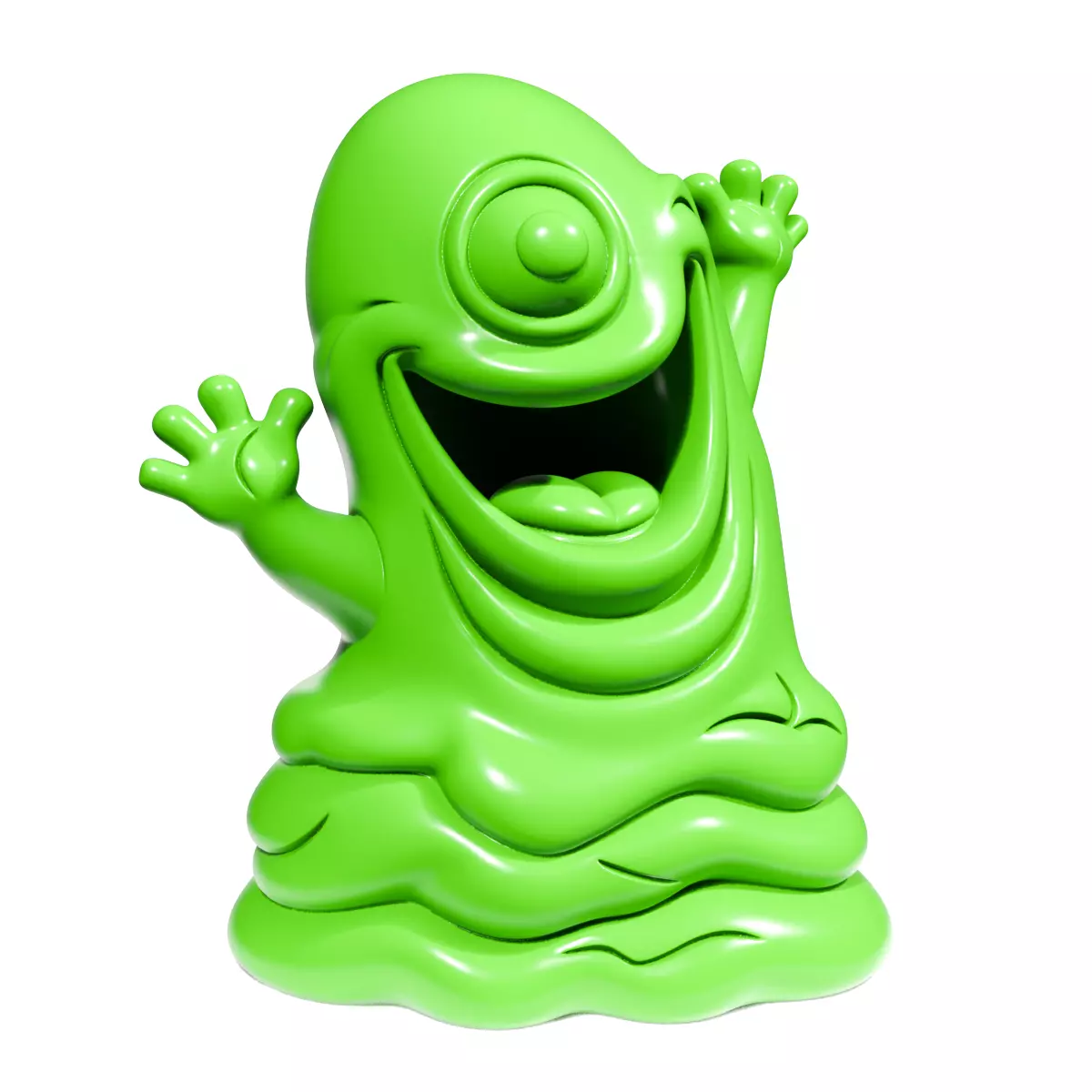Garbage Monster 3D print model