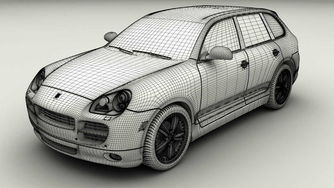 Porsche Cayenne 3D model_3
