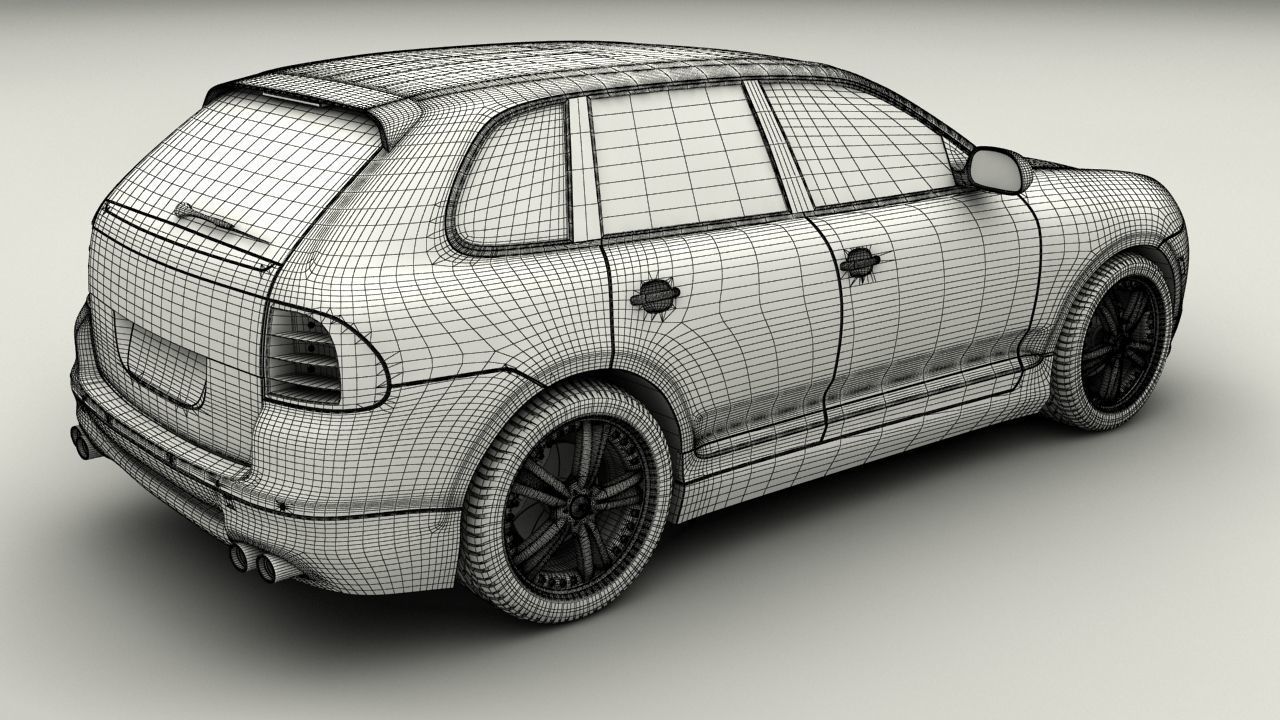 Porsche Cayenne 3D model_4