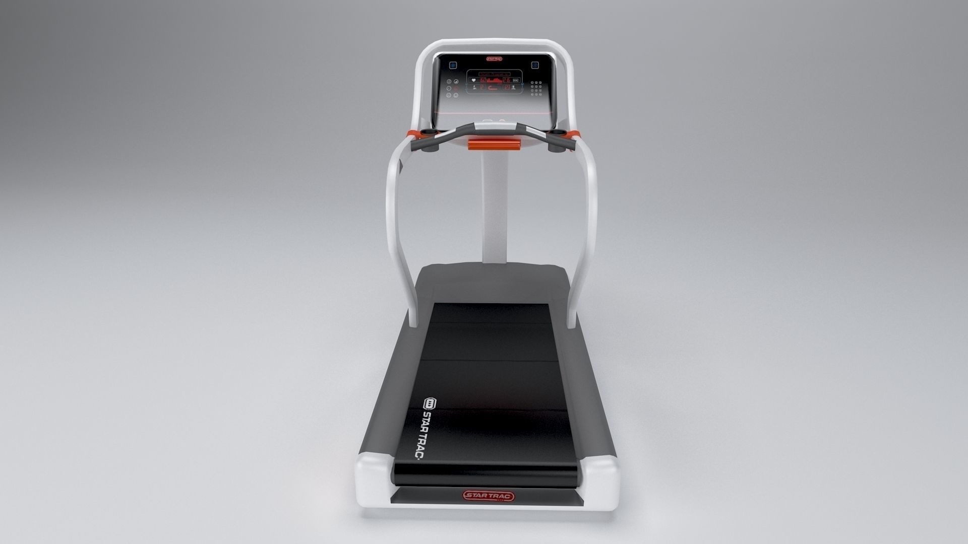 Star trac treadmill low poly Low-poly 3D model_2