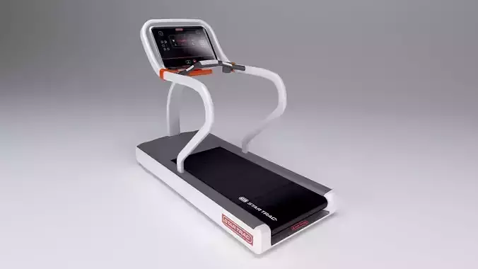 Star trac treadmill low poly Low-poly 3D model