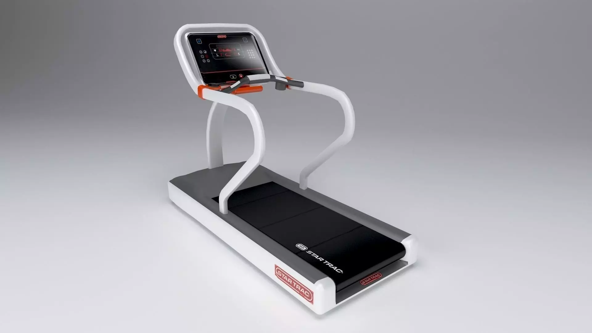 Star trac treadmill low poly Low-poly 3D model_0