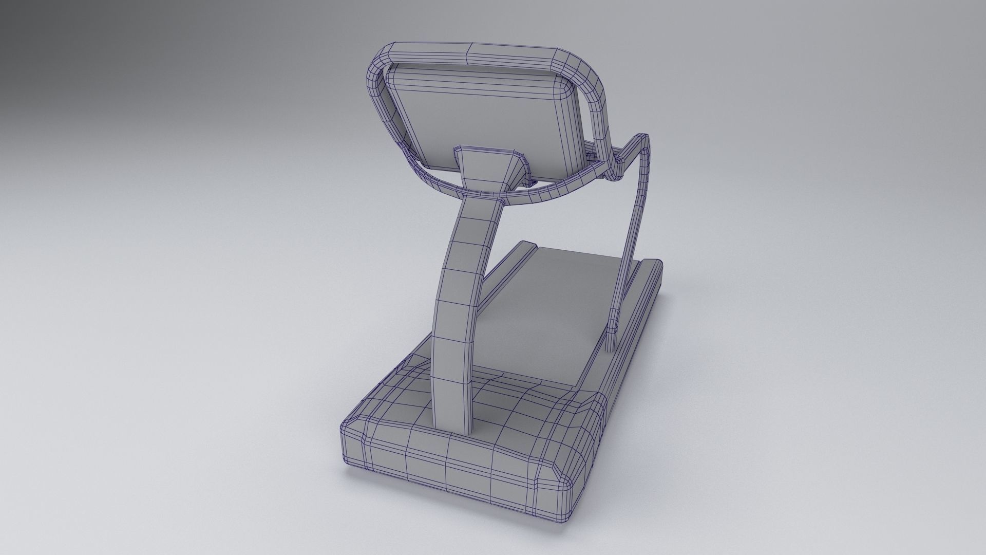 Star trac treadmill low poly Low-poly 3D model_4