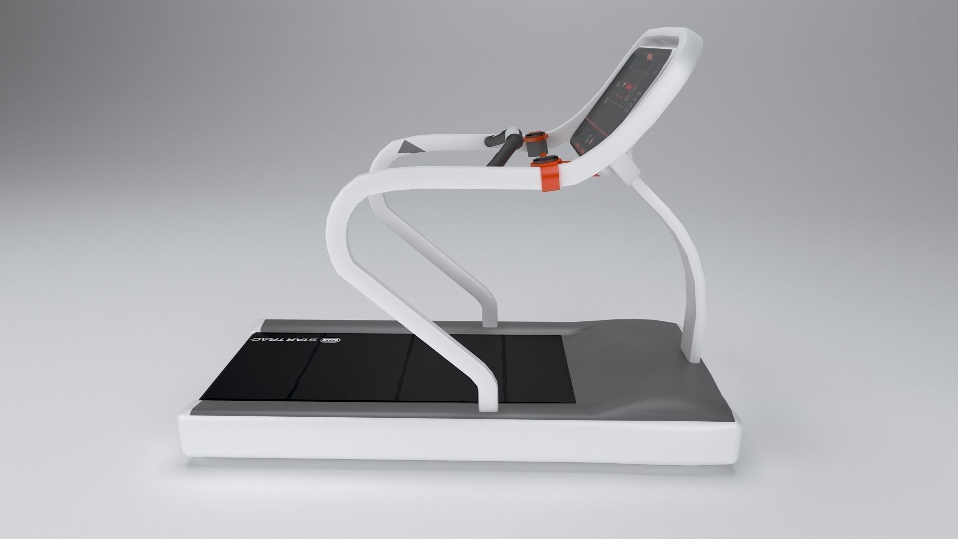 Star trac treadmill low poly Low-poly 3D model_3