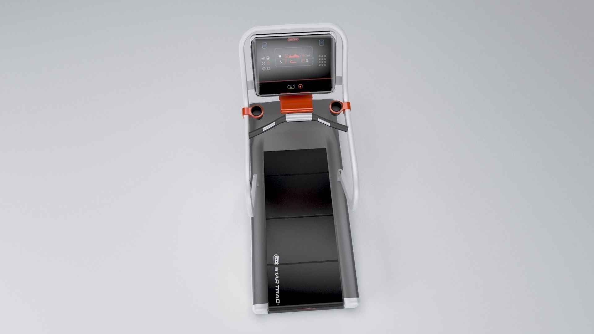 Star trac treadmill low poly Low-poly 3D model_6