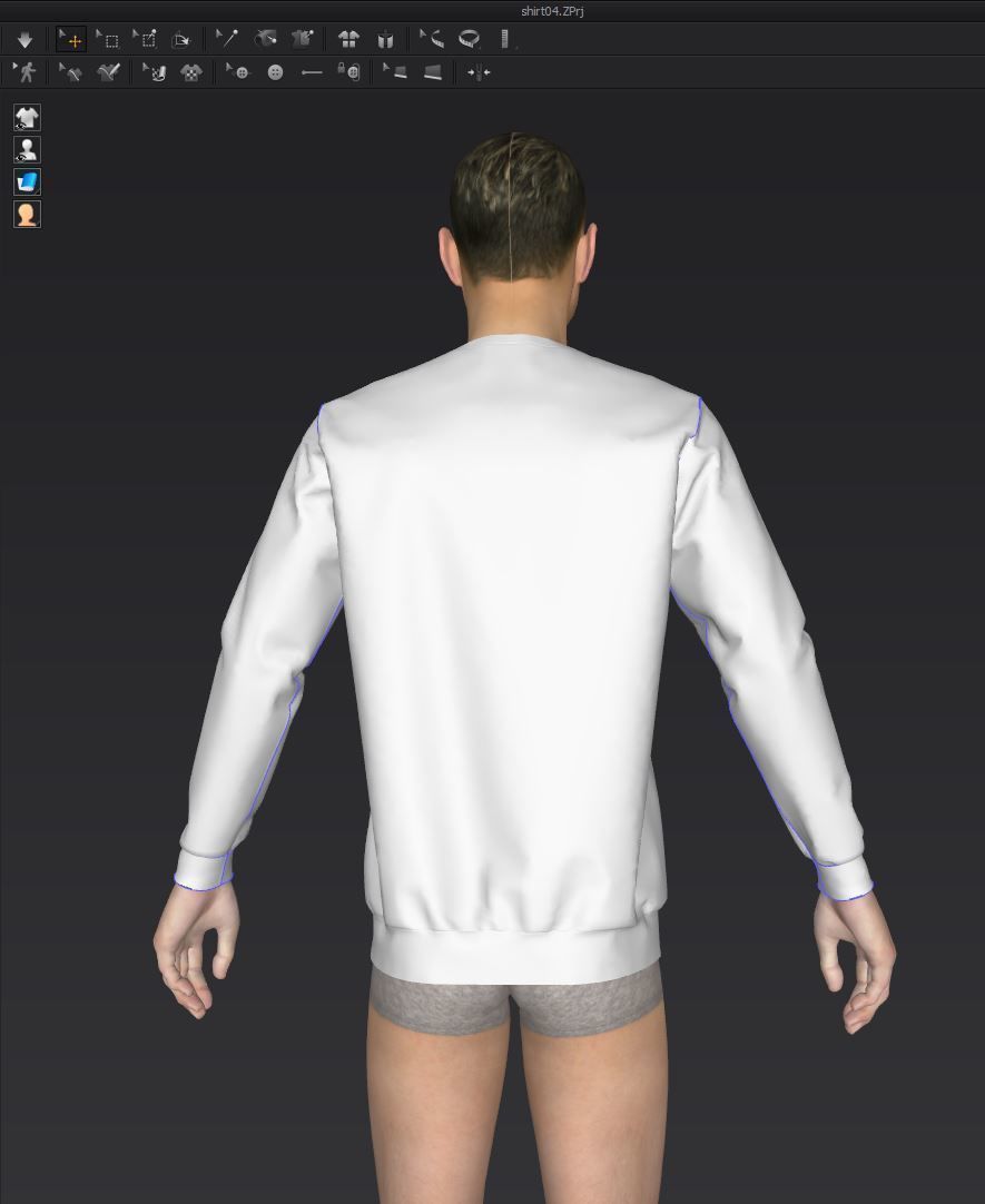 Shirt 04 3D model_14
