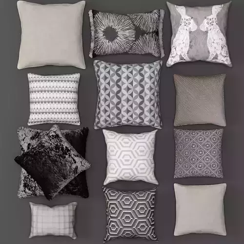 Pillow collection throw pillows
