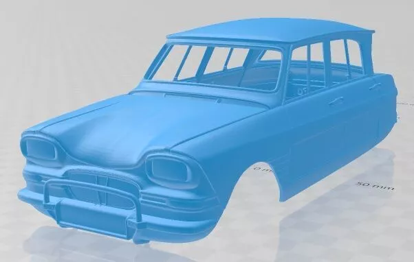 Citroen Ami 6 1961 Printable Body Car 3D print model