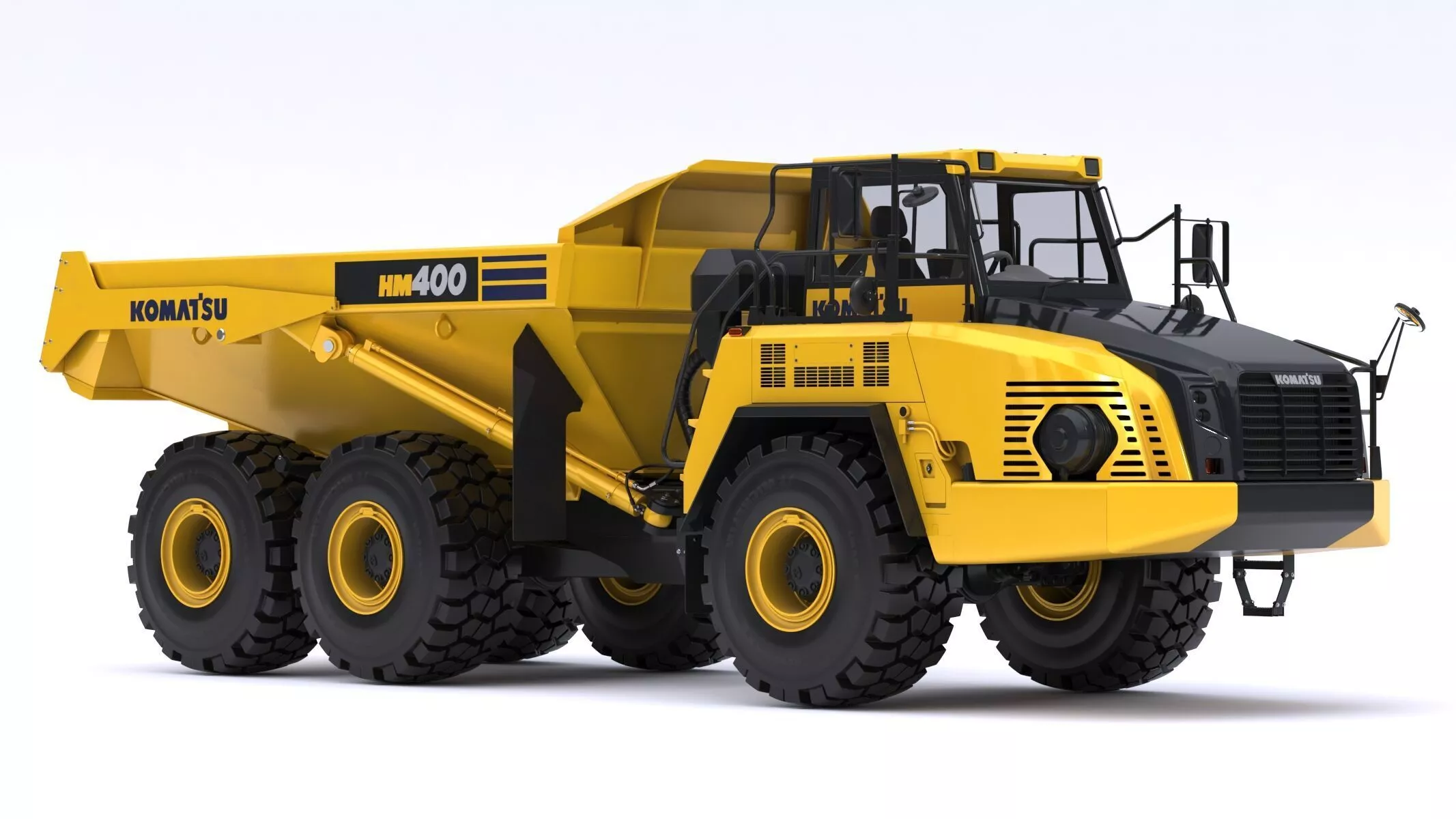 Komatsu HM400-5 Articulated Dump Truck 3D model
