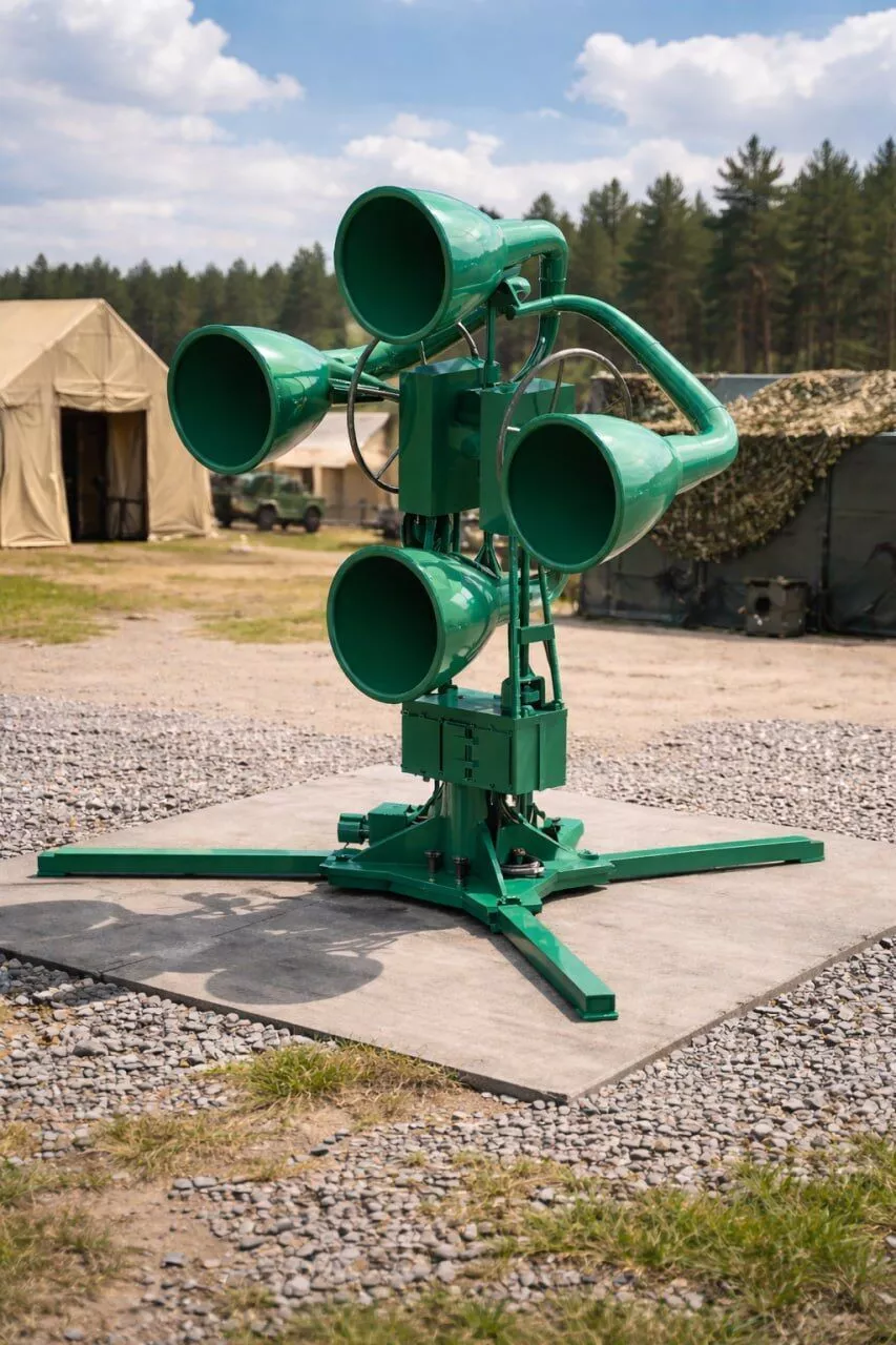 German Air Force Acoustic Locator ALT-48 3D print model