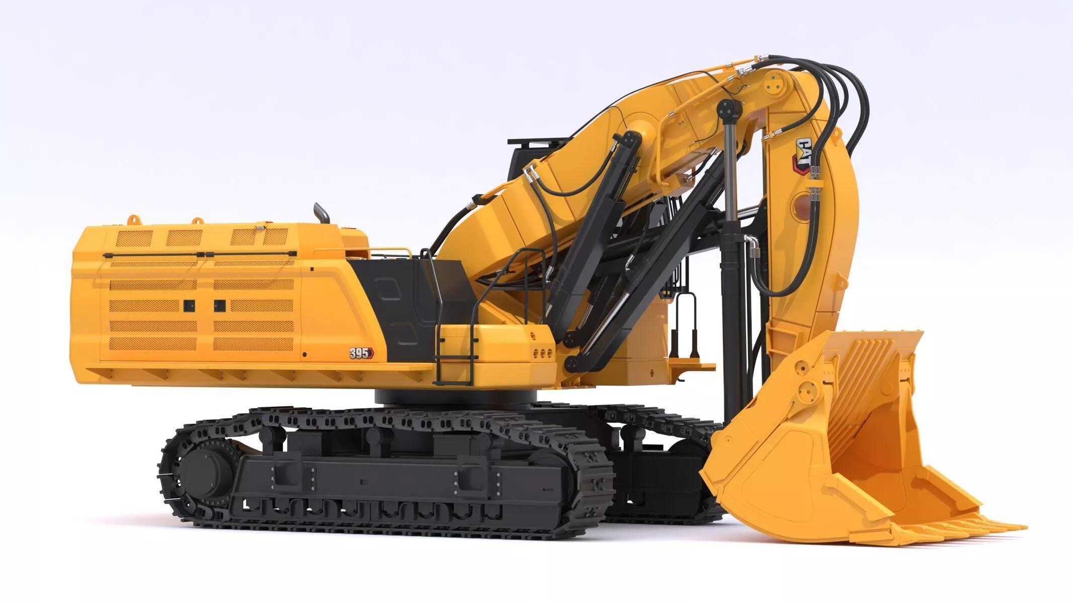 CAT Large Excavators 395 Front Shovel FS Tier 4 Stage V 3D model