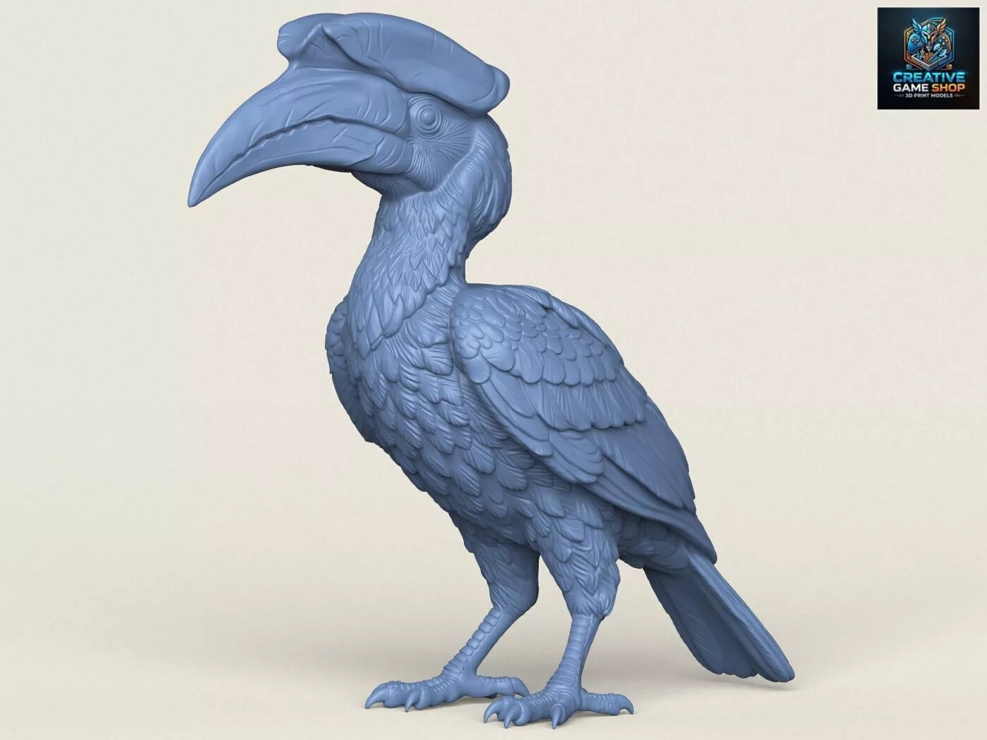 Hornbill Bird 3D print model