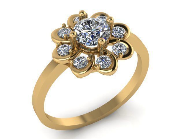 Ring T00161 3D print model_2