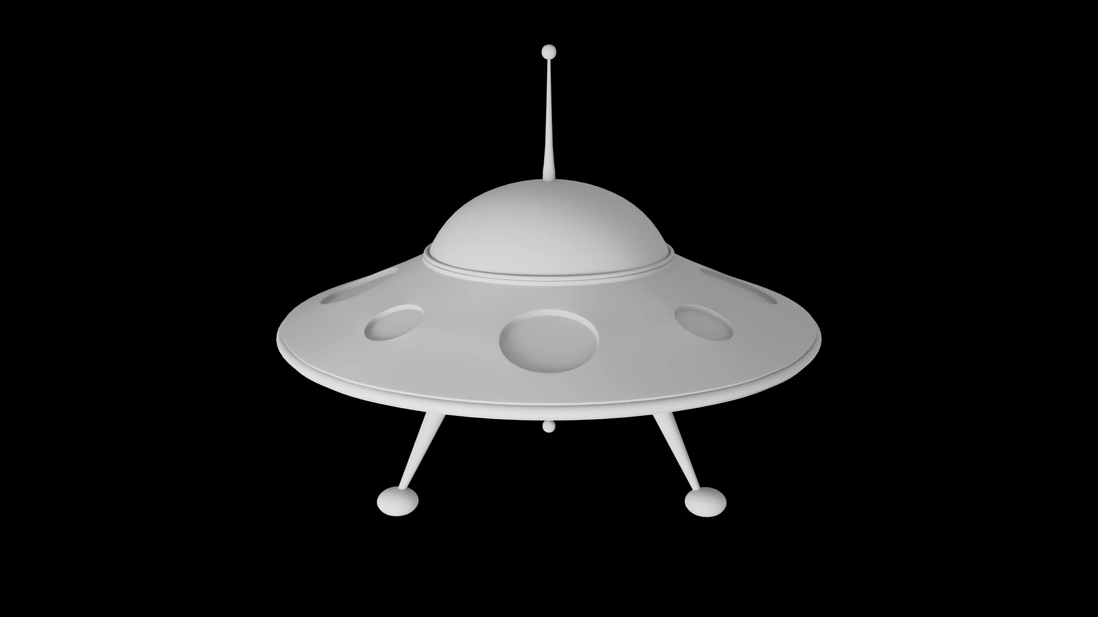 UFO Spaceship 3D model