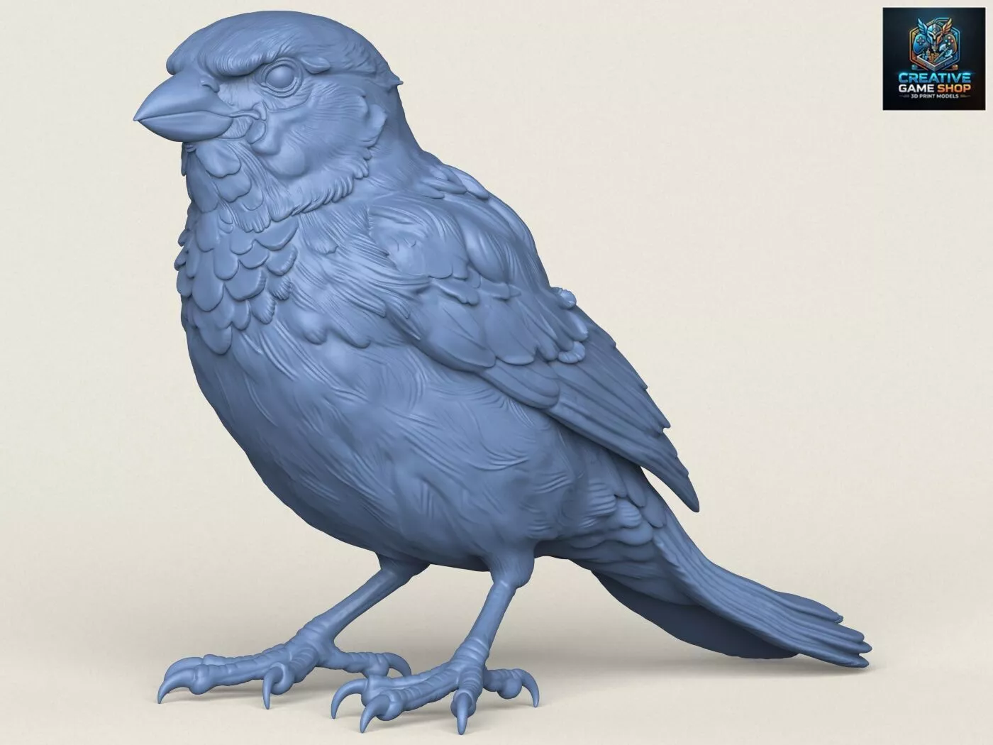 Sparrow Bird 3D print model