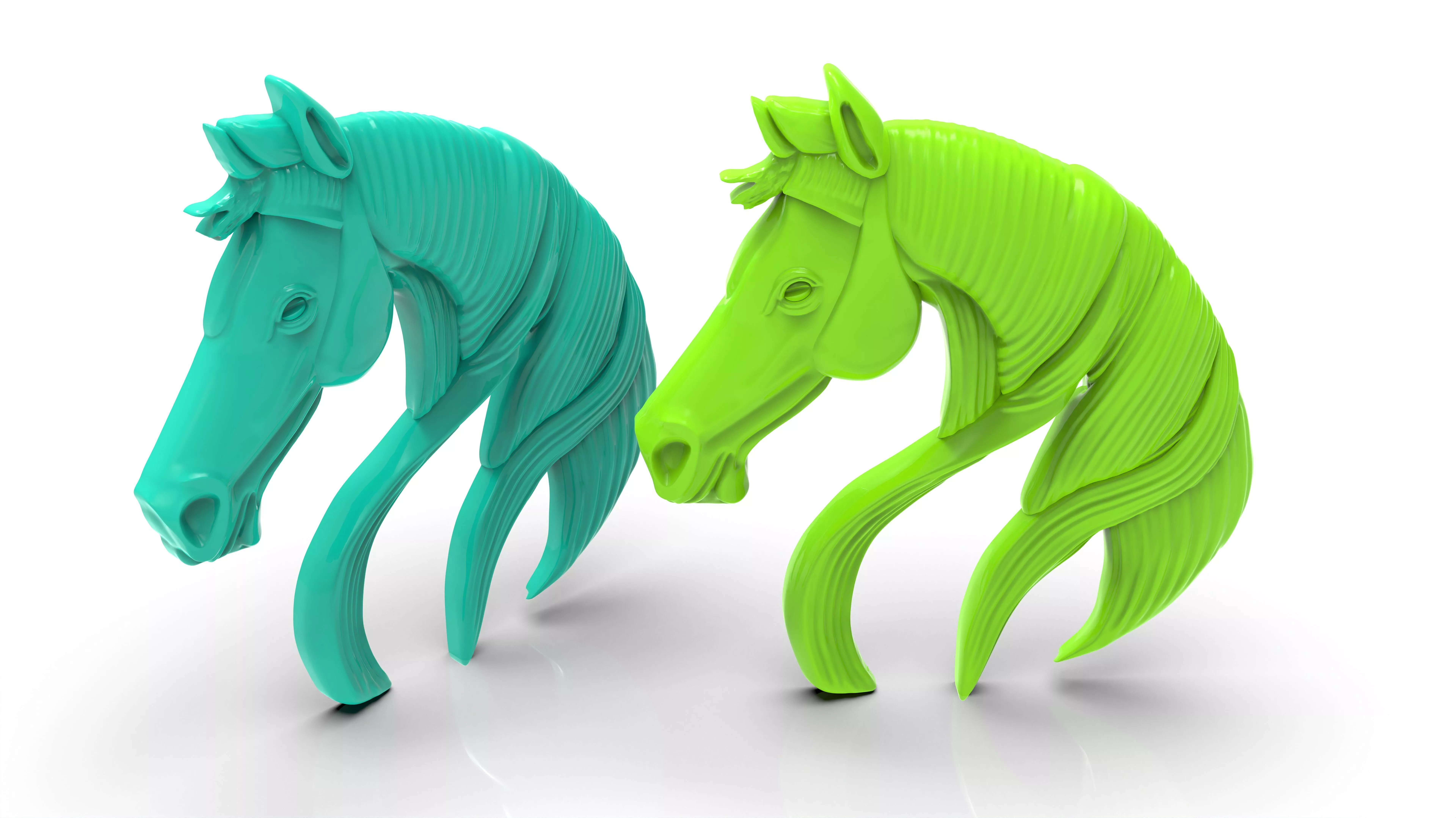 HORSE HEAD 3D PRINT READY MODEL 3D print model