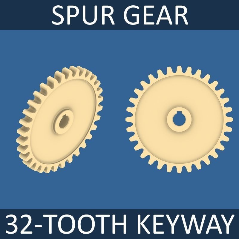 Spur Gear Collection 02 3D print model_11