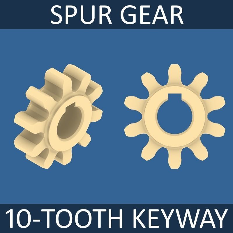 Spur Gear Collection 02 3D print model_4