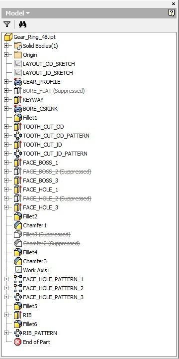 Spur Gear Collection 02 3D print model_23