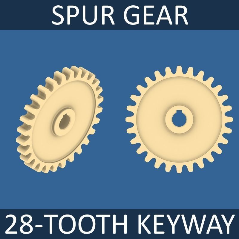 Spur Gear Collection 02 3D print model_10