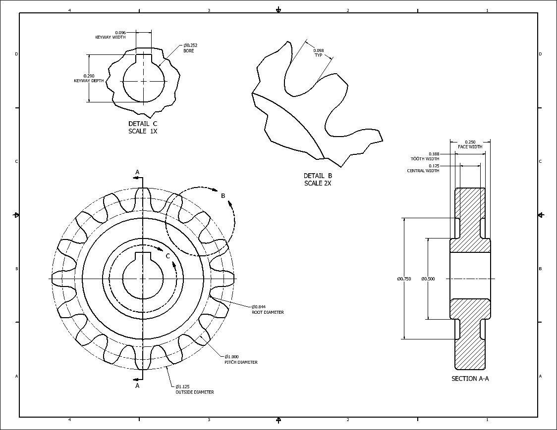 Spur Gear Collection 02 3D print model_20