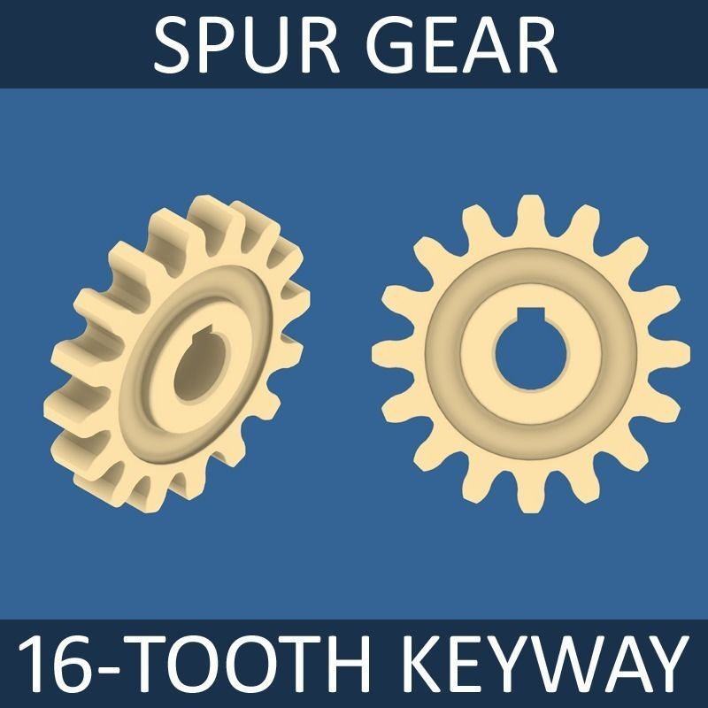 Spur Gear Collection 02 3D print model_7