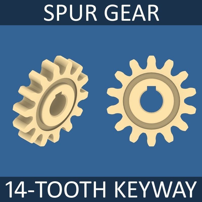 Spur Gear Collection 02 3D print model_6