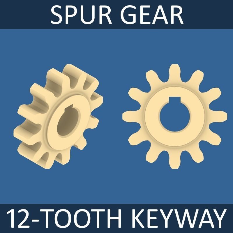 Spur Gear Collection 02 3D print model_5
