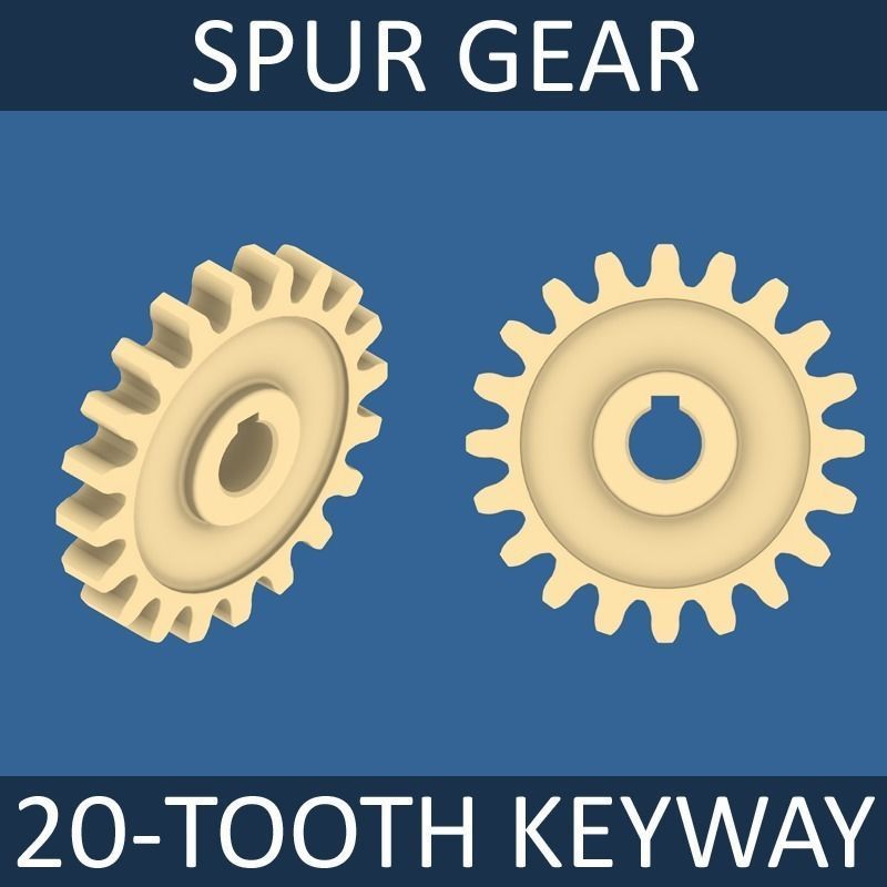 Spur Gear Collection 02 3D print model_8