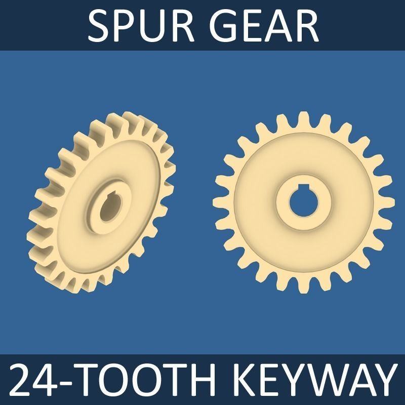 Spur Gear Collection 02 3D print model_9