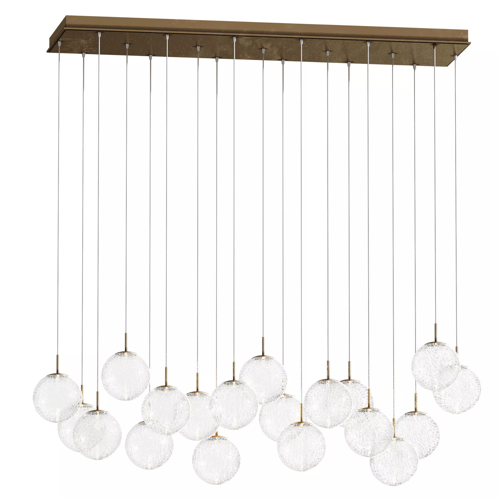 Casen Linear Chandelier 3D model