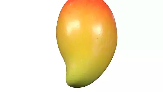 Mango PBR Low-poly 3D model 3