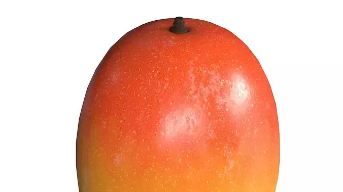 Mango PBR Low-poly 3D model 5