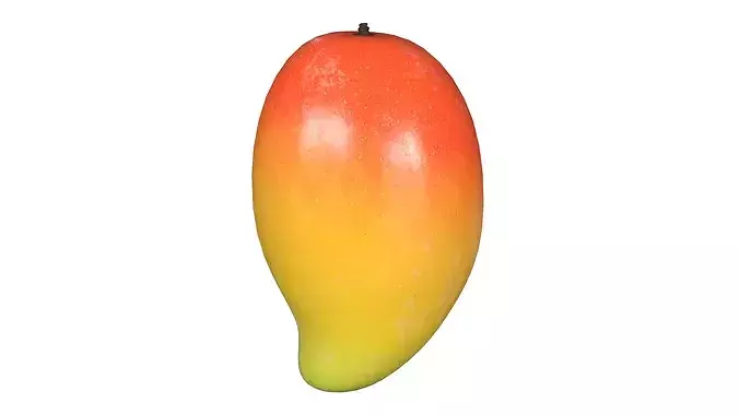Mango PBR Low-poly 3D model